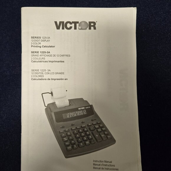 Victor 1225-3A Adding Machine with Rolls! - Picture 9 of 9